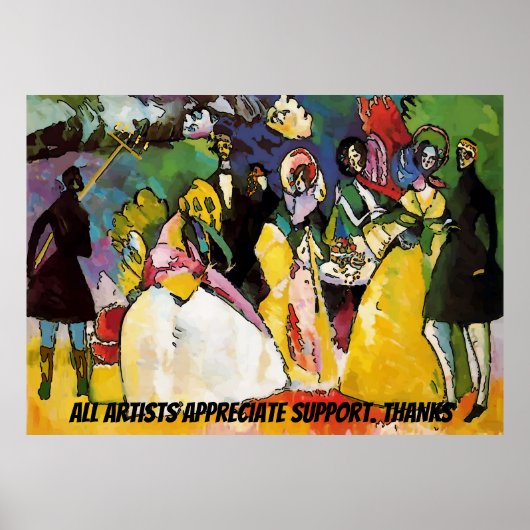 フラムボーアットマルディグラスパーティーポスター ポスター (正面)