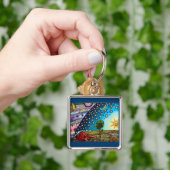 フラムマリオンドームネックレス キーホルダー (手)