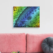 フラムマリオン天国と地球版木、銅版、版画アートワーク キャンバスプリント (インサイチュ (リビング))