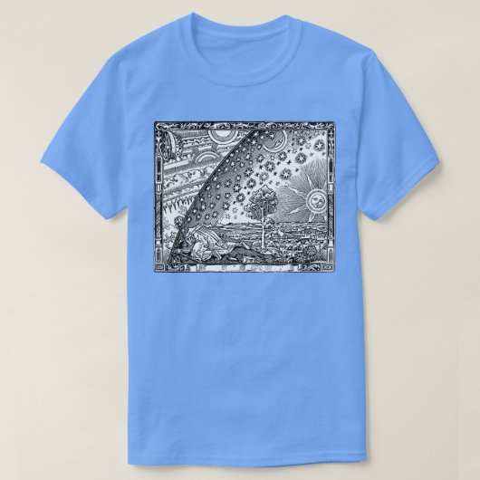 フラムマリオン版木、銅版、版画3 Tシャツ (デザイン正面)
