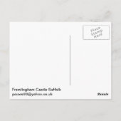 フラムリンガムキャッスルサフォーク ポストカード (裏面)