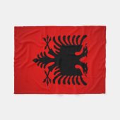 フラムリi shqiperise フリースブランケット (正面(横))