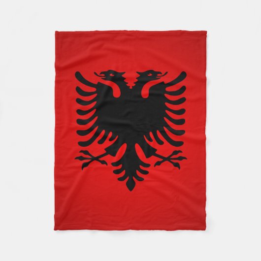 フラムリi shqiperise フリースブランケット (正面)