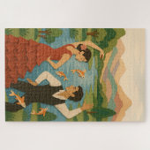 フラメンコお洒落紙コラージュ ジグソーパズル (横)