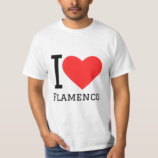 フラメンコが大好き Tシャツ (正面)