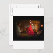 フラメンコが東京の茶屋を焚く ポストカード (正面/裏面)