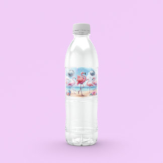 フラメンコだ！誕生日ビーチバッシュ ペットボトルラベル