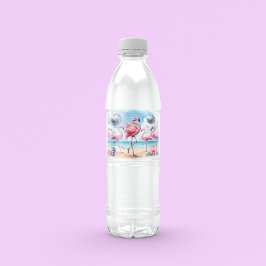 フラメンコでお祝い!バースデービーチパーティー ペットボトルラベル