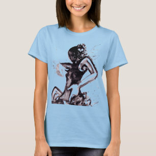 フラメンコのしぶきのファッションのワイシャツ Tシャツ