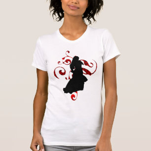 フラメンコのシルエット Tシャツ