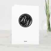 フラメンコのダンサーのハッピーバースデーカード カード (裏面)