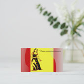 フラメンコのダンサー 名刺 (スタンド正面)