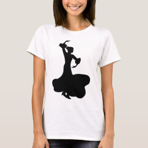 フラメンコのダンサー Tシャツ