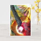 フラメンコの日光 カード (黄色い花)