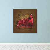 フラメンコキャンバスプリント キャンバスプリント (インサイチュ (ウッドフロア))