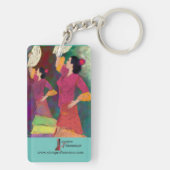 フラメンコキーチェーンバイサインプレフラメンコマイアミ キーホルダー (裏面)