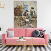 フラメンコギタリスト(女子ギスペインのタリスト) キャンバスプリント (インサイチュ (リビング))