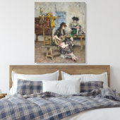 フラメンコギタリスト(女子ギスペインのタリスト) キャンバスプリント (インサイチュ (寝室))