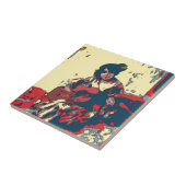 フラメンコギターウィメンセラミックタイル タイル (側面)