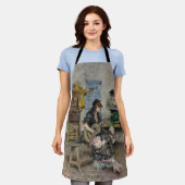 フラメンコギタープレースペインのヤー（ギタリスト） エプロン (着用した状態)