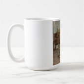 フラメンコギタープレースペインのヤー(ギタリスト) コーヒーマグカップ (左)