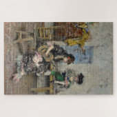 フラメンコギタープレースペインのヤー(ギタリスト) ジグソーパズル (横)