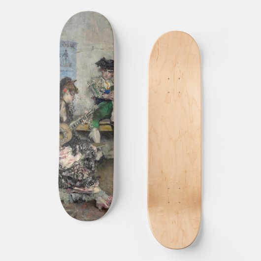 フラメンコギタープレースペインのヤー(ギタリスト) スケートボード (正面)