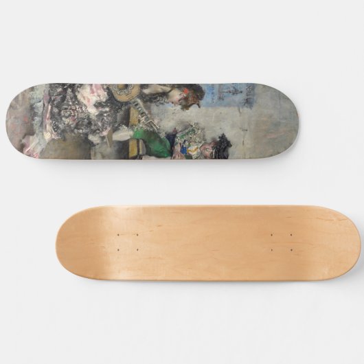 フラメンコギタープレースペインのヤー(ギタリスト) スケートボード (横)