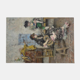 フラメンコギタープレースペインのヤー(ギタリスト) ドアマット