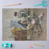 フラメンコギタープレースペインのヤー（ギタリスト） 薄葉紙 (クラフト)