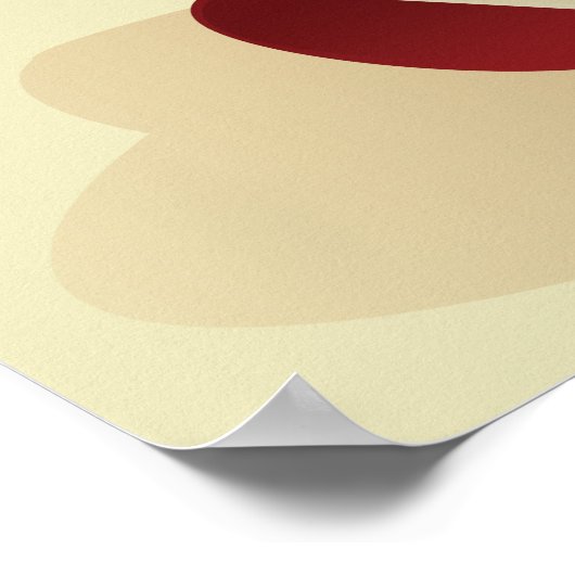 フラメンコスペインのフェスティバルチビ（小さくかわいく書いた感じ）ガール ポスター (角)