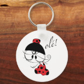 フラメンコダンサーのオール！ キーホルダー (正面)