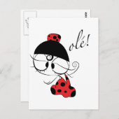 フラメンコダンサーのオール！ ポストカード (正面/裏面)