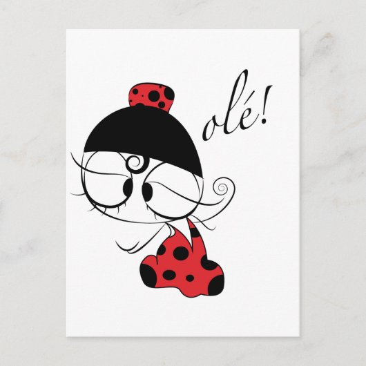 フラメンコダンサーのオール！ ポストカード (正面)