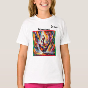 フラメンコダンサーガールズ Tシャツ