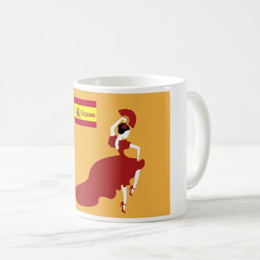 フラメンコダンサーコーヒーマグ コーヒーマグカップ (正面右)