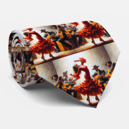 フラメンコダンサースペインのミュージックバンド ネクタイ