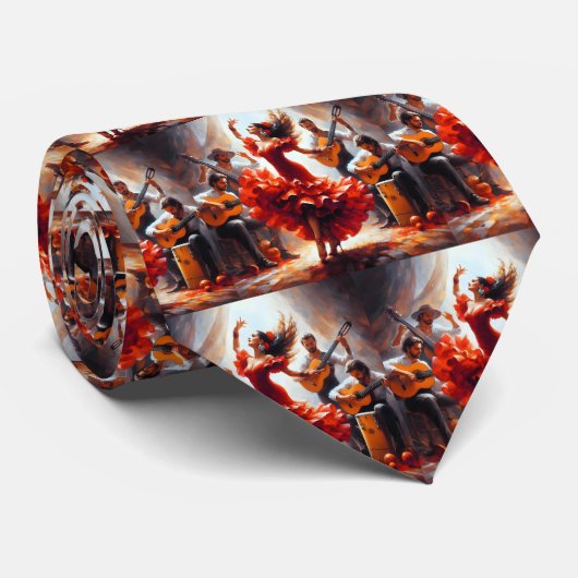 フラメンコダンサースペインのミュージックバンド ネクタイ (ロール)