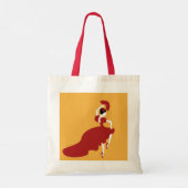 フラメンコダンサートートバッグ トートバッグ (裏面)