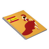 フラメンコダンサーノートブック ノートブック (右側)