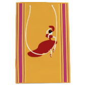 フラメンコダンサー抱き枕 ミディアムペーパーバッグ (正面)