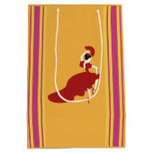 フラメンコダンサー抱き枕 ミディアムペーパーバッグ (裏面)