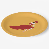 フラメンコダンサー紙プレート ペーパープレート (アングル)