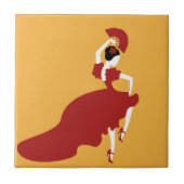 フラメンコダンサー タイル (正面)