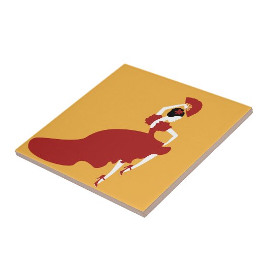 フラメンコダンサー タイル (側面)