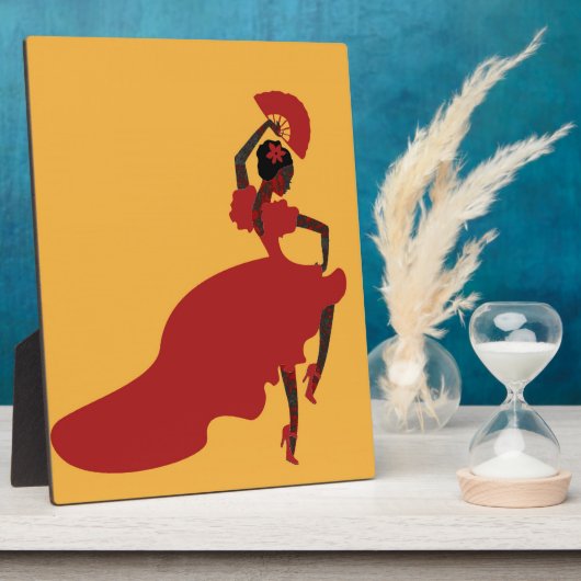 フラメンコダンサー フォトプラーク (側面)