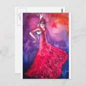 フラメンコダンサー ポストカード (正面/裏面)
