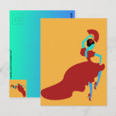 フラメンコダンサー ポストカード (正面/裏面)