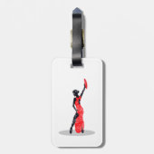 フラメンコダンサー ラゲッジタグ (裏面縦)