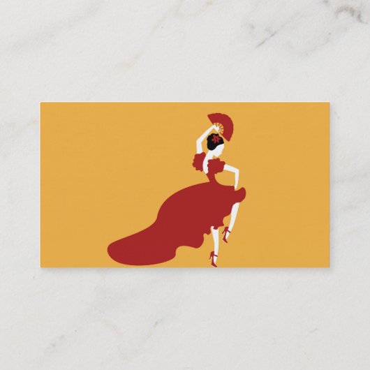 フラメンコダンサー 名刺 (裏面)